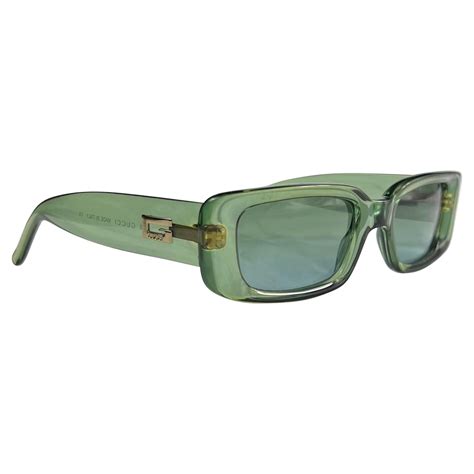 neon green gucci sunglasses|vintage green gucci sunglasses.